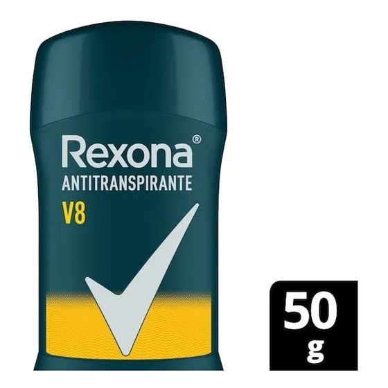 Rexona desodorante en barra fragancia V8 50g