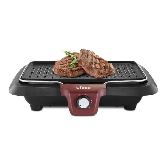 Barbacoa Electrica Ufesa 2000w Termostato Ajustable Dimm