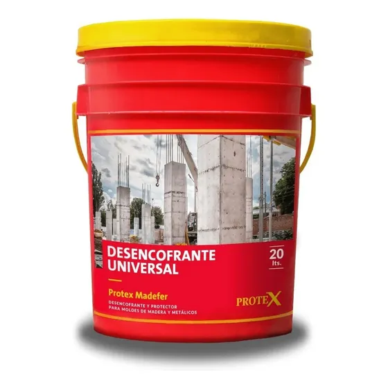 Madefer Desencofrante Universal 20 L Protex Acabado Mate Color Amarillo