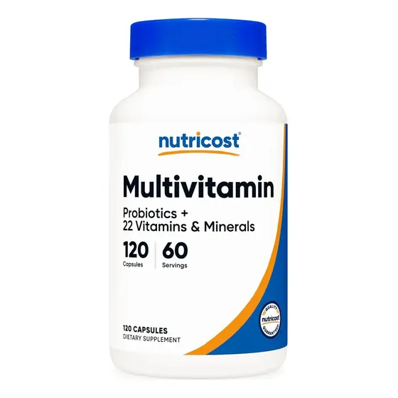 Multivitamina Multivitamin Nutricost 120 Capsulas Natural | Cuotas sin interés