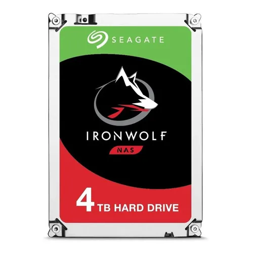 Disco Rigido 4tb Seagate 3.5 Pc Nas Ironwolf St4000vn006 Color Plateado