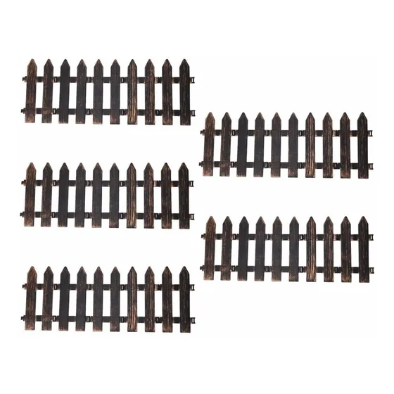 Garneck 5 Valla Plastico Miniatura Para Jardin Hada Casa