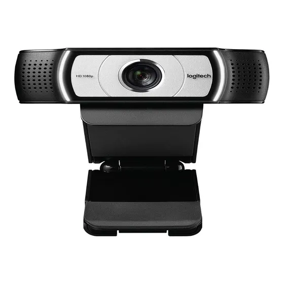 Cámara web Logitech C930e Full HD 30FPS color negro