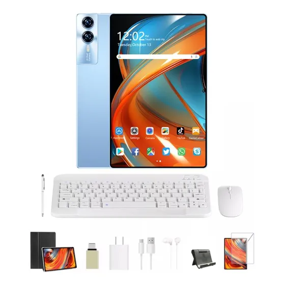 Tablet Hancdon S12-A 11.6" Android 13 12gb Ram Y 512gb Rom Tf1tb 8000mah Bluetooth 5.0 Dual SIM Con Funda Mouse Teclado Camara Dual
