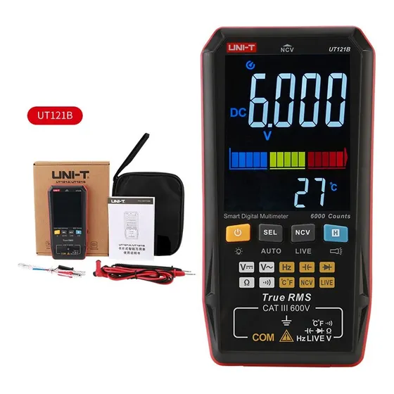 Uni-t Ut121b Tester Multimetro Inteligente Con Capacimetro