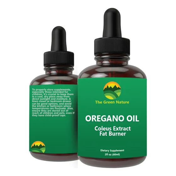 Oregano Oil 60ml Antibacterial Candida Hongos Parasitos Sin Sabor