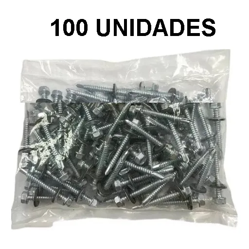 Tornillos Autotaladrantes De Acero Para Techo 2 Pulgadas