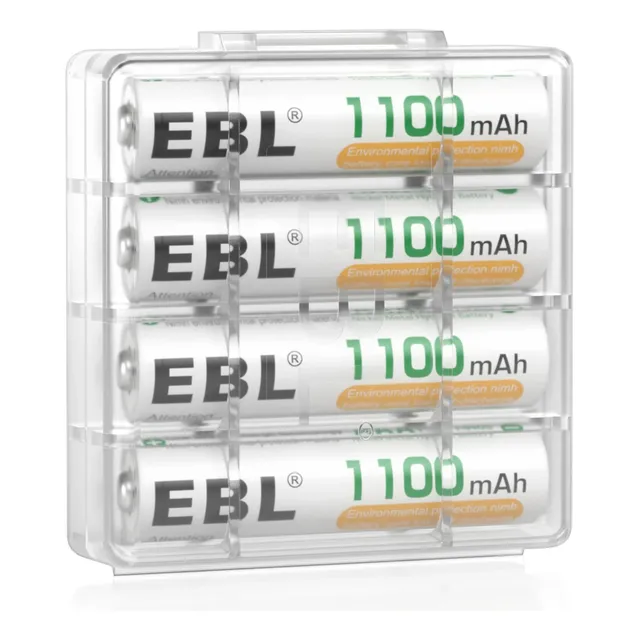4 X Pilas Recargables Aaa - Ni-mh - 1100mah Ebl Original 