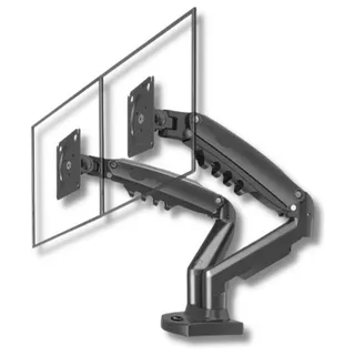 Suporte Duplo Onistek On-f180 P/ 2 Monitor Tv Mesa Articulado A GĂĄs PistĂŁo Cor Preto Suporte Duplo Onistek On-f180 P/ 2 Monitor Tv Mesa Articulado A GĂĄs PistĂŁo Cor Preto