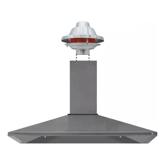 Campana Cocina Industrial Piramide 90 Cm Extractor Exterior Color Acero Inoxidable