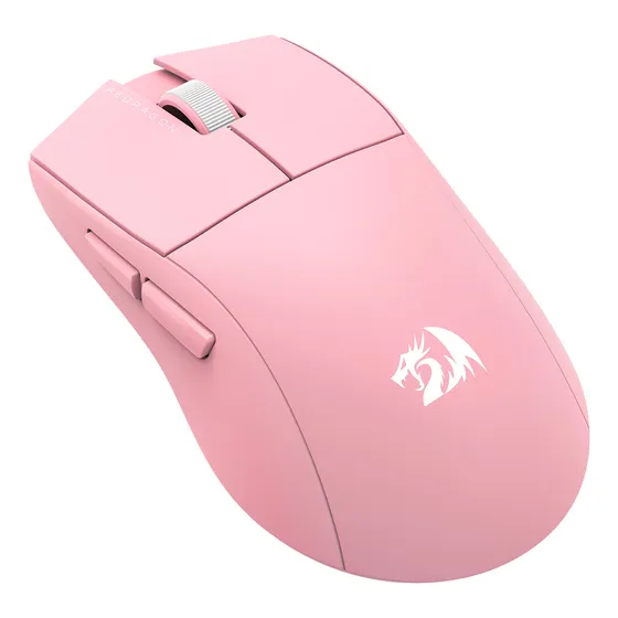 Mouse Gamer Redragon K1ng Rgb Rosa M916P-1k Pro Alámbrico/bluetooth/2.4 Ghz 26,000 Dpi