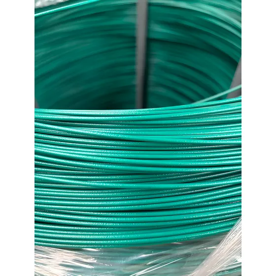 Alambre Recubierto Pvc Verde Cal. 12.5 Rollo De 10 Kilos
