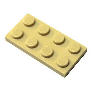 Piezas Y Piezas De Lego: Plato 2x4, Color Tostado (amarillo Piezas Y Piezas De Lego: Plato 2x4, Color Tostado (amarillo