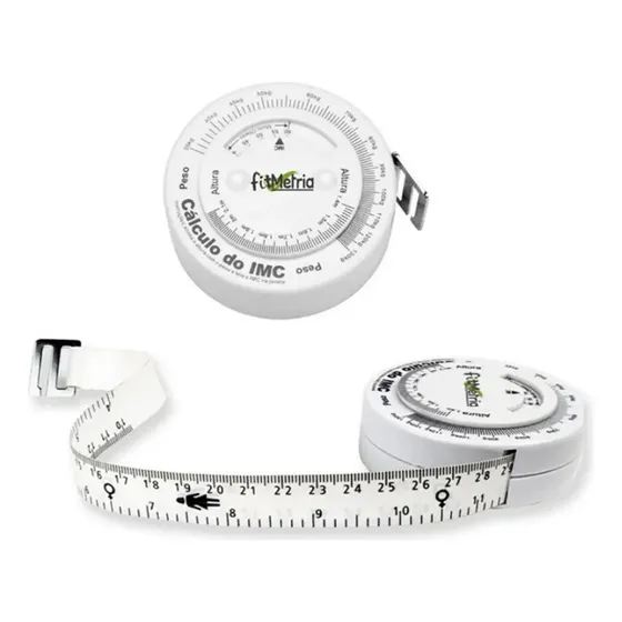 Fita Métrica Corporal Trena Antropométrica para Medir Circunferência com Disco de Imc
