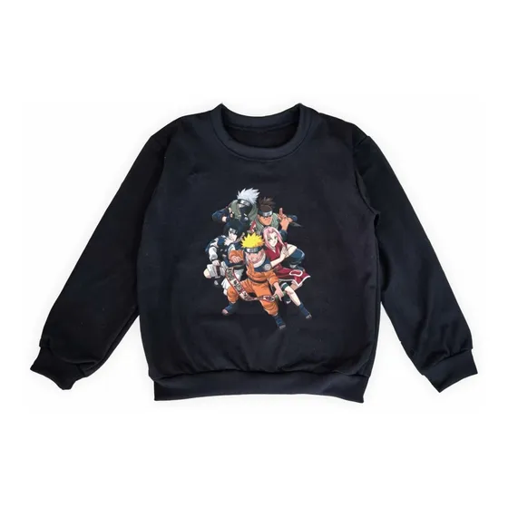 Buzos Niños Y Niñas En Felpa Estampado Naruto