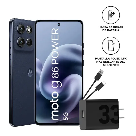 Moto G86 Power 8 GB+256GB Azul Azul