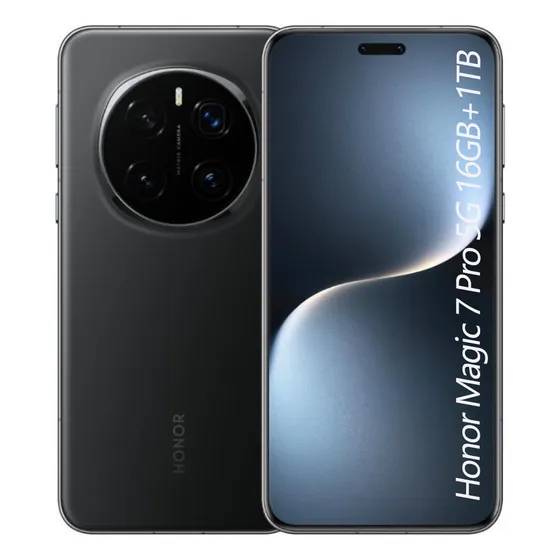 Honor Magic 7 Pro Dual Sim Phone 1 TB ROM 16 GB Ram 6,8 pulgadas 120 Hz 5850 mAh Android 15 Negro