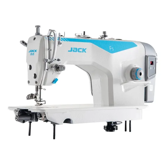 Máquina De Costura Reta Industrial Jack F5 Completa Com Mesa