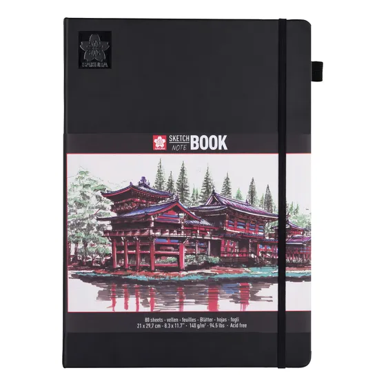 Sakura Sketchbook A4 Blanco Crema 80 hojas lisas 1 materias unidad x 1 29.7cm x 21cm sketchbook note