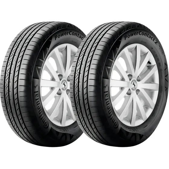 Kit 2 Pneus 205/55R16 Continental PowerContact 2 91V Aro 16