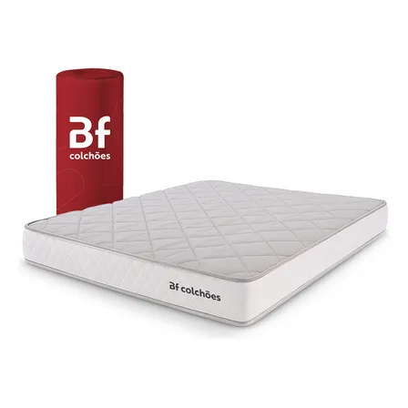 Colchão Casal Ortopédico De Espuma D33 A Vácuo 138x188cm Bf Colchões