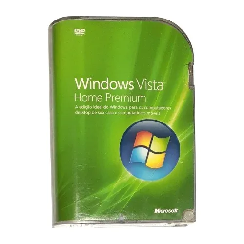 Windows Vista Home Premium - Original E Com Serial  Raridade