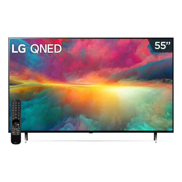 Pantalla Lg Qned 55 4k Smart Tv Con Thinq Ai 55qned75sra Negro