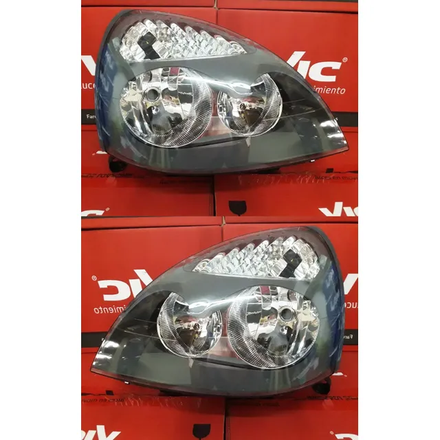 Juego Optica Clio 2 2006 2007 2008 2009 10 11 12 Vic Kit X2