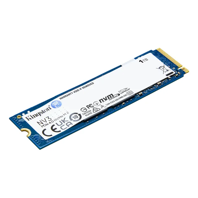 Unidad Sólida M.2 Kingston Nv3 1tb 6000/4000 Mb/s Color Blanco