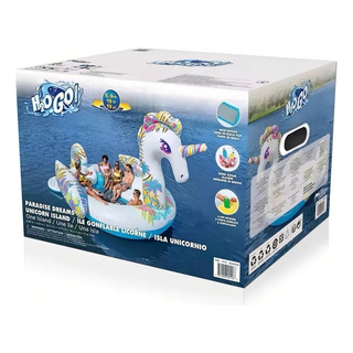 Inflable Gigante Unicornio Flotador H2ogo 6 Adultos Equipada Inflable Gigante Unicornio Flotador H2ogo 6 Adultos Equipada