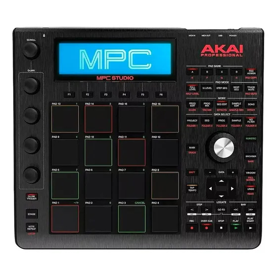 Controlador Akai Mpc Studio Loja Planeta Play Music