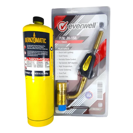 Combo De Soldadura Pico Con Encendedor + Propano 400grms