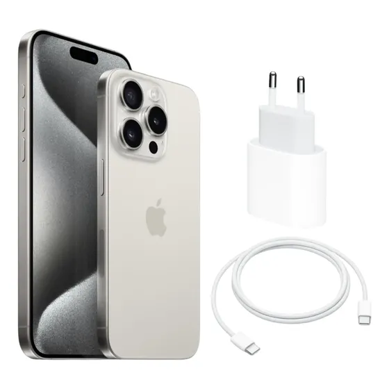iPhone 15 Pro Max 256 Gb Branco Original Top (Novo com caixa aberta)