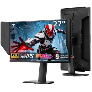 Ktc Monitor Gamer 27m1 27 Pulgadas, De Ordenador Juegos Negro 12 V