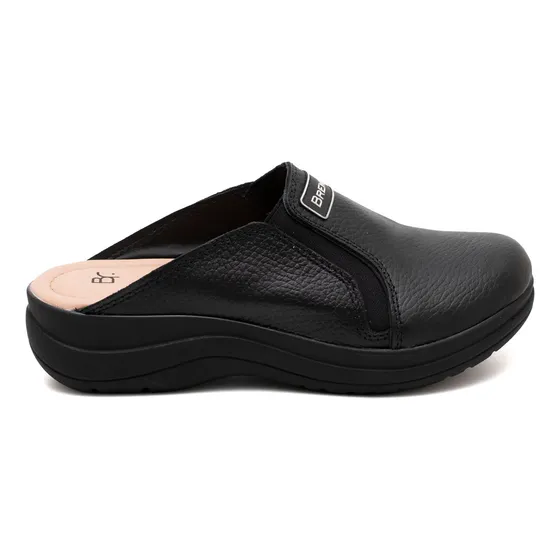 Suecos Mujer Acolchados Livianos Cuero Vaca Zuecos Brenda