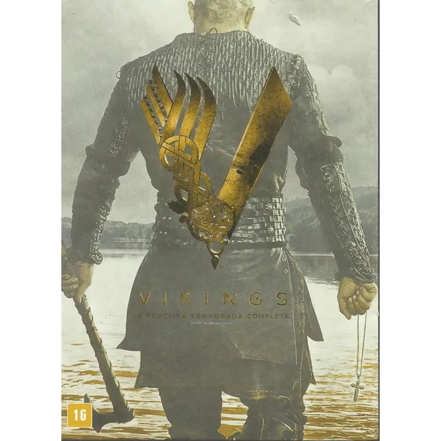 Box - Vikings - Terceira Temporada Completa - 3 Dvds Lacrado