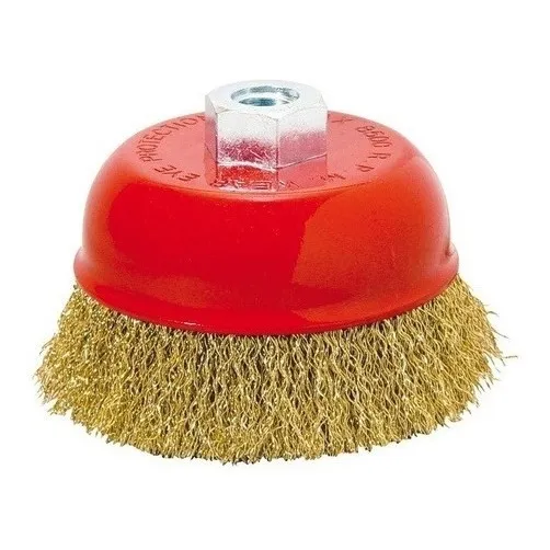 Cepillo De Copa Alambre Ondulado 6puLG X 14mm Maxi Tools