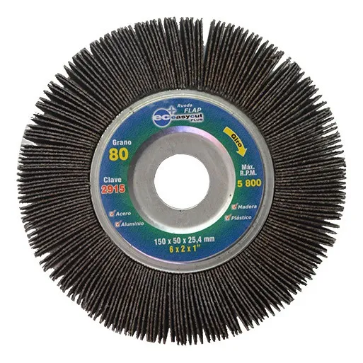 Rueda Flap Austromex 2915 Ec 6x2x1 PLG G80