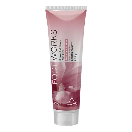 Crema Exfoliante Para Pies Footworks Avon Spa Collection 80g