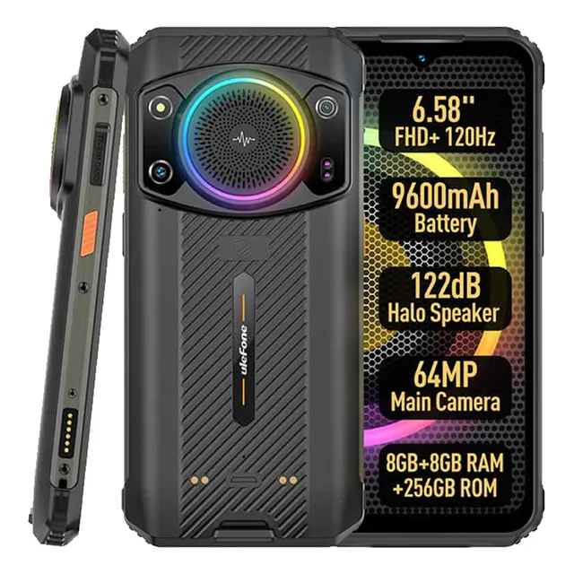 Ulefone Armor 21 Dual SIM 4G 256 GB Negro 16 GB RAM
