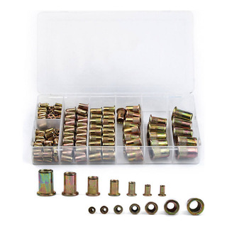 Kit Jogo Rebite Rosca Interna M3, M4, M5, M6, M8 165pc Kit Jogo Rebite Rosca Interna M3, M4, M5, M6, M8 165pc