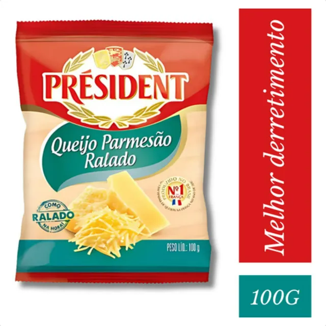 Queijo Parmesão Ralado Président 100g