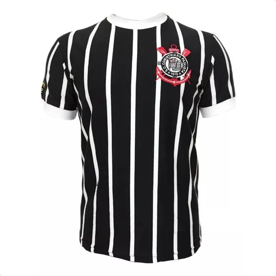 Camiseta Corinthians Retrô Listrada Manto Do Timão Gaviões
