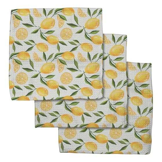 Geometry Paño Cocina Secado Rapido Para Trapo Primera Limon