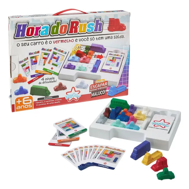 Jogo Hora Do Rush Desafio Raciocinio Logico Inteligencia