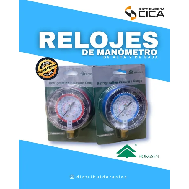 Relojes De Manometro De Alta Y Baja