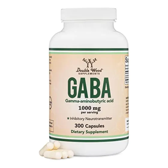 Suplemendo Gaba 1000mg 300 Capsulas Double Wood