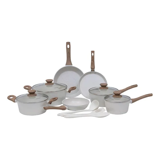 Conjunto De Panelas Com 10 Peças Cook Marmol Mimo Style