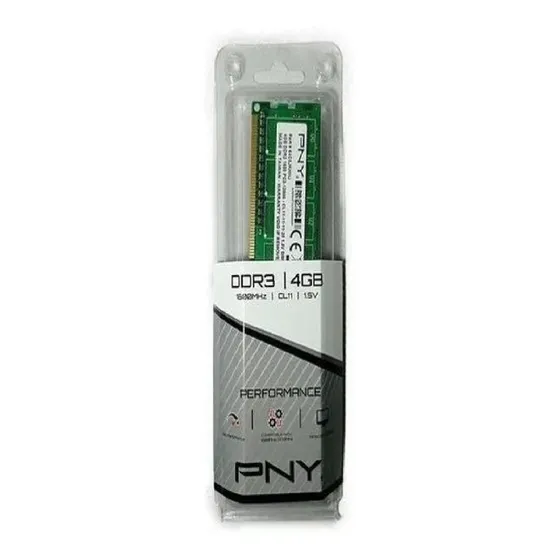 Memoria Ram Ddr3 4gb Pny Pc3-1600 Mhz Dimm 240 Pin Xtc