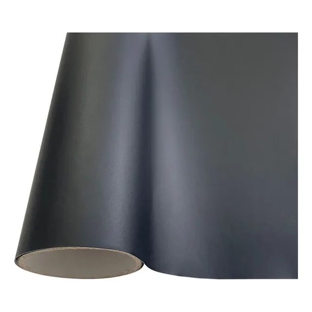 Vinil Autoadhesivo Decorativo Negro Mate,  Papel Tapiz